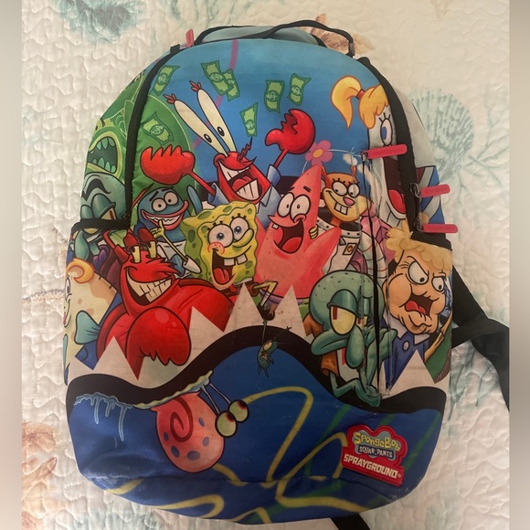 Spongebob shark squad backpack Clearance